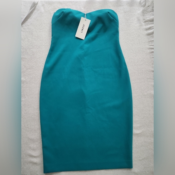 LIKELY Lauren Strapless Dress Size 10 NWT - Picture 1 of 10
